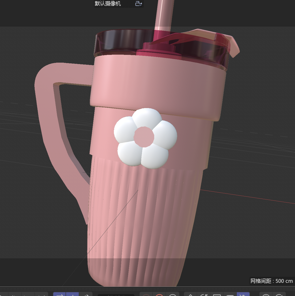 Modeling of thermos cup