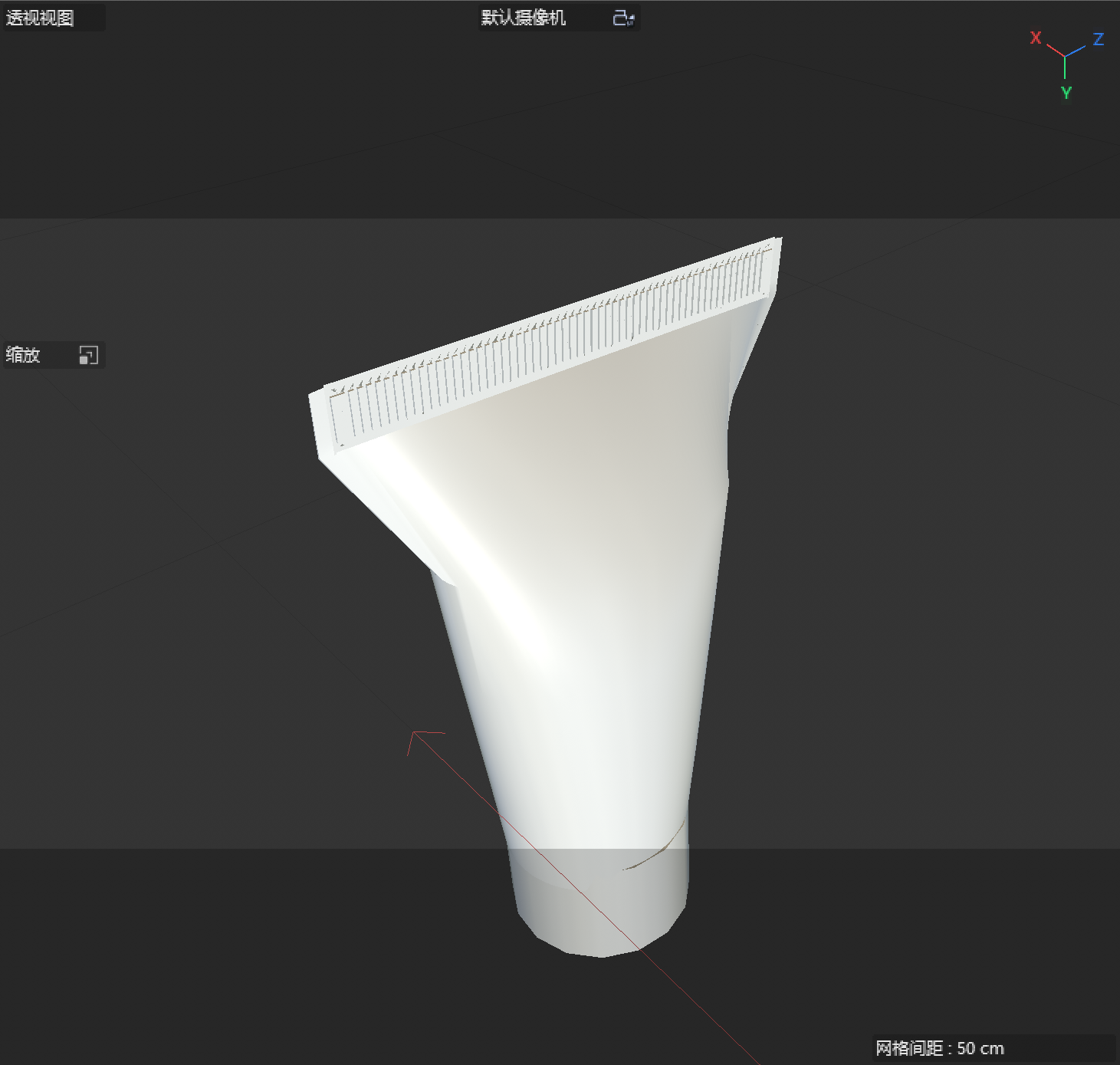 A model of body lotion