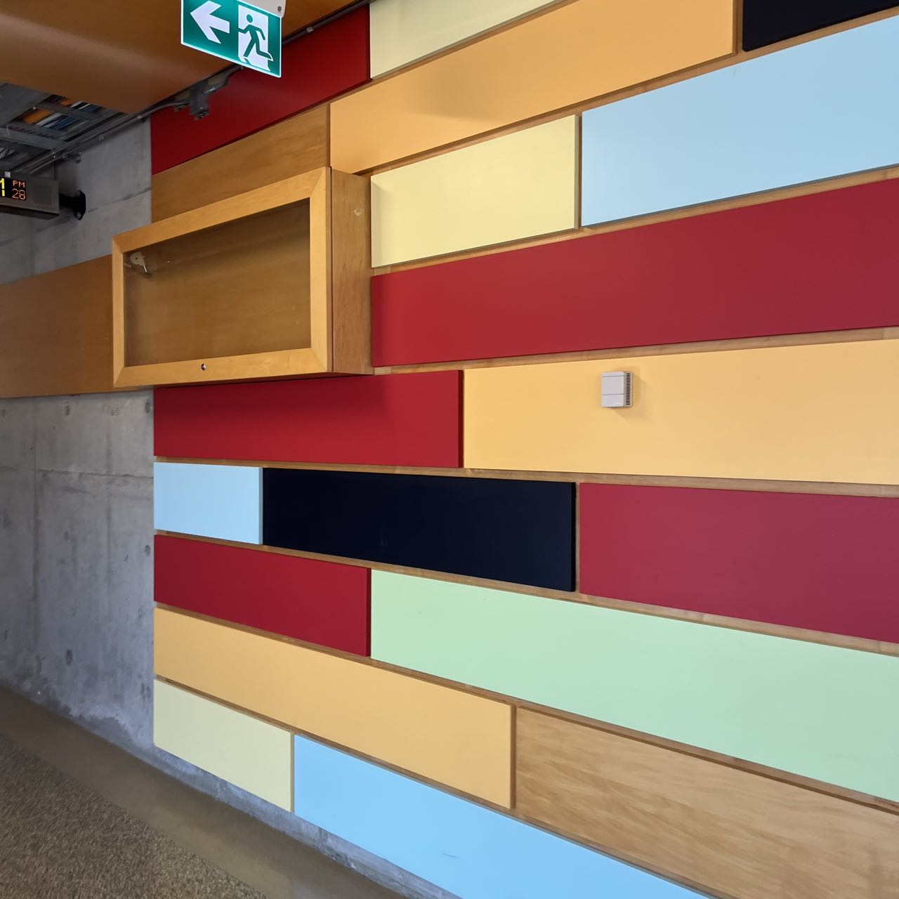 Sheridan J Building Corridor Viewing