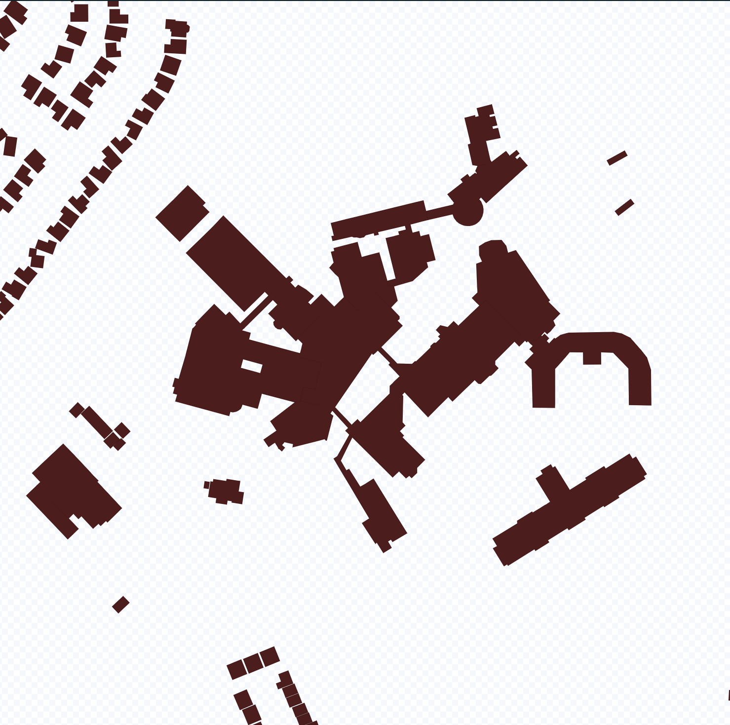 AI on extracting the building part of the map